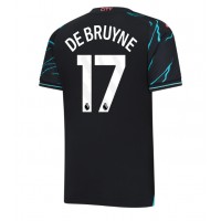 Fotbalové Dres Manchester City Kevin De Bruyne #17 Alternativní 2023-24 Krátký Rukáv